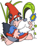 Woodland Gnomes Cartoon Clip Art Bundle