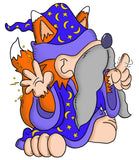 Woodland Gnomes Cartoon Clip Art Bundle