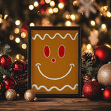 Merry and Bright Gingerbread Man Wall Art
