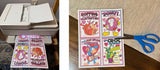 VALENTINE CARDS PRINTABLE DOWNLOAD SET 2