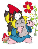Woodland Gnomes Cartoon Clip Art Bundle