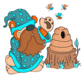 Woodland Gnomes Cartoon Clip Art Bundle