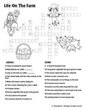 Printable Puzzle Bundle– Farm, Outer Space & Prehistoric Activities