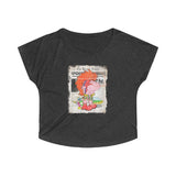 LIL ROCKERS GLAM ROCK INSPIRED WOMENS SCOOP NECK TEE