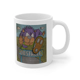 Motivational Overcoming Obstacles Cartoon Mug 11oz