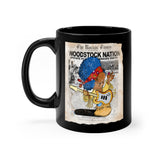 Classic Rock Woodstock inspired Lil Rockers Cartoon Black mug 11oz