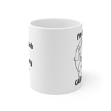 My Day Job is a Necessary Evil  I'm Really A Cartoonist Coffee Mug 11oz