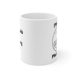 Photographer Female Day Job Necessary Evil Coffee Mug 11oz