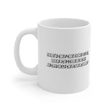 Motivational Overcoming Obstacles Cartoon Mug 11oz