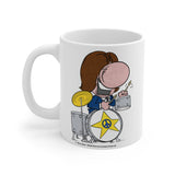 Classic Rock Drummer Coffee Mug 11oz