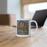 Motivational Overcoming Obstacles Cartoon Mug 11oz