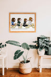 Classic Rock LIl Rocker Cartoon 8 x 10 Framed Print