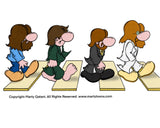 Classic Rock LIl Rocker Cartoon 8 x 10 Framed Print