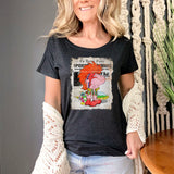 LIL ROCKERS GLAM ROCK INSPIRED WOMENS SCOOP NECK TEE