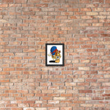 Classic Rock Woodstock Inspired Cartoon 8 x10 Framed Print