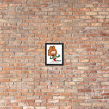 Lil Rockers Singer Inspired 8 x 10 Framed Rock and Roll Cartoon Print