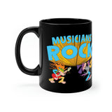 Music Lovers Black Coffee Mug 11oz