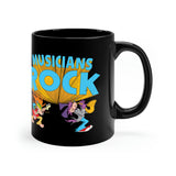 Music Lovers Black Coffee Mug 11oz