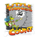 Music Inspired Little Things Count Bubble-free stickers
