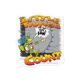 Music Inspired Little Things Count Bubble-free stickers