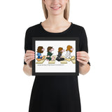 Classic Rock LIl Rocker Cartoon 8 x 10 Framed Print