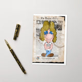 Classic Rock Music Postcard