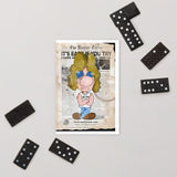 Classic Rock Music Postcard