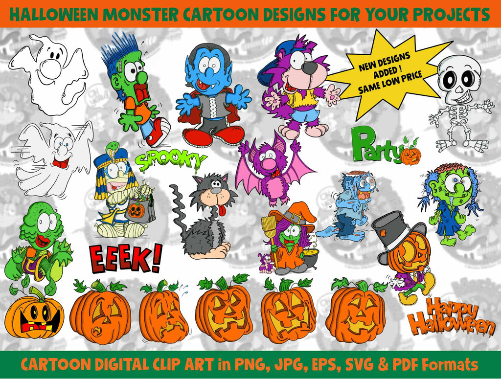 TOP 10 uses for Halloween Digital Clipart