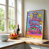 BE SOMEONE'S REASON TO SMILE  9" x 12" Canvas Art