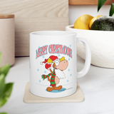 Merry Christmas Moose Mug
