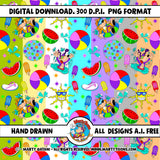 Seamless Pattern Summer Bundle
