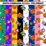 Halloween Seamless Pattern Bundle