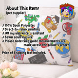 Back To School Outdoor Pillow