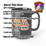 HALLOWEEN PUMPKIN Black Ceramic Mug 15 oz.