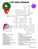 Printable Christmas Word Puzzles