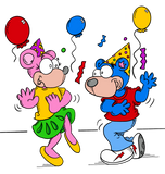 Birthday Fun Digital Clip Art