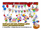 Birthday Fun Digital Clip Art