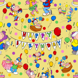 Seamless Pattern Birthday Party Digital File