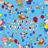 Seamless Pattern Birthday Party Digital File