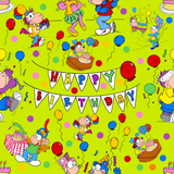 Seamless Pattern Birthday Party Digital File