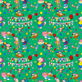 Seamless Pattern Birthday Party Digital File