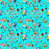 Seamless Pattern Birthday Party Digital File