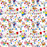Seamless Pattern Birthday Party Digital File