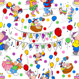 Seamless Pattern Birthday Party Digital File