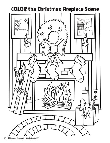 Printable Christmas Coloring Pages for Kids and Adults