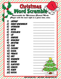 Printable Christmas Word Puzzles