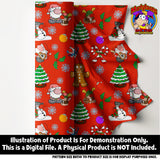 Merry Christmas Seamless Pattern Digital 300 d.p.i. 12" x 12" (Copy)