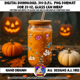 Halloween UVDTF Glass Can Wrap