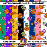 Halloween Seamless Pattern Bundle