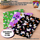 Halloween Ghost Seamless Pattern Bundle